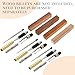 Colarr 12 Pack Woodturning Pen Kit Twist Ballpoint Pen Kit with Refill Copper Turning Supplies for DIY Making Classroom Supplies, Teacher Student Gifts(Silver)
