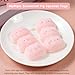 2 Pcs Taba Pig Squeeze Toys, Cute Pig Sticky Squishy Toy, Pink Handmade Sensory Pinch Toys, Soft Stress Relieving Fidget Toy Fur Ball for Adults (Pig)