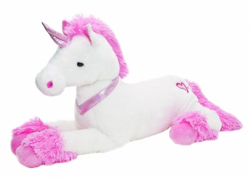 Joy Toy - 121101 - Peluche Douce - Unicorn - Blanc