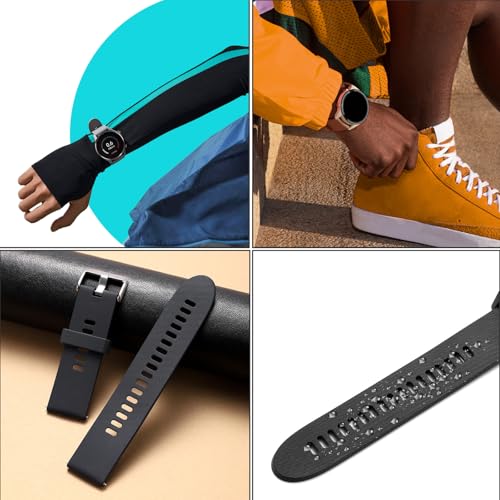 Z.DuDuZAZA Xiaomi Watch S1 / S1 Active 交換用シリコンバンド 10色パック