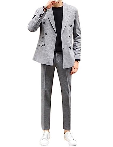 Costume en lin homme double boutonnage coupe confort premium