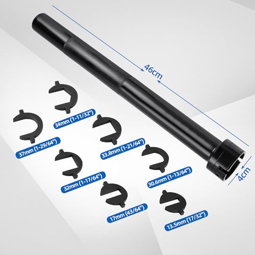 BTSHUB Inner Tie Rod Removal and Installation Tool Kit 8pcs with Crowfoot Adapters for Most Cars Trucks SUVs - Thumbnail 4