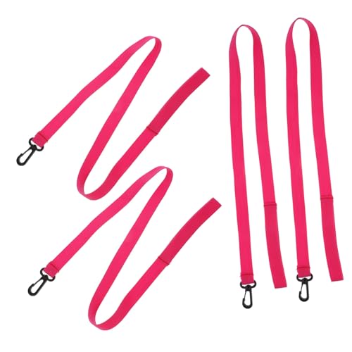 PEPLAYTAL 4 piezas Cuerda de Seguridad para Correa Antipérdida para Paseo y Aprendizaje Asistente de para Bebés y Pequeños Color Rosa para Exteriores