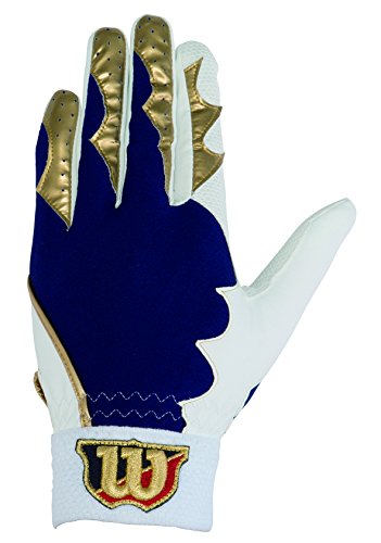 Wilson(ウイルソン) 守備用手袋 グローブ FITTE (フィッテ) ジュニアサイズ対応モデル 片手用 右手 WTAFG0205 ホワイトxネイビー ジュニアサイズL