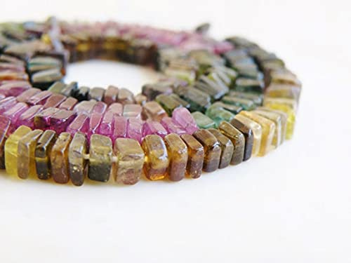 Tourmaline cube 4mm perles naturelles pour création de collier de pierres de lithothérapie