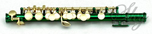 image for Sky(Paititi) Band Approved Green Laquer with Gold KeysPiccolo Key of C