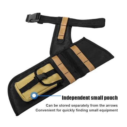 Bolsa de cadera para tiro con arco que soluciona el transporte de flechas y accesorios 5