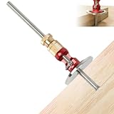 Marcador de marcador de madera, indicador de direcciones, herramienta de trazado para herramientas de marcado de 0-130 mm, marcar y delimitar marcas y líneas auxiliares (A)