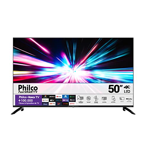 Smart TV Philco PTV50G7ER2CPBL 50” Dolby Audio 4K Led