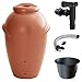 Produktbild Primegarden 360 Liter Aqua CAN Regenamphore Regentonne Regenwassertank Regenwassertonne Wasserspeicher mit Wasserhahn und Verbindung (Terrakotta)