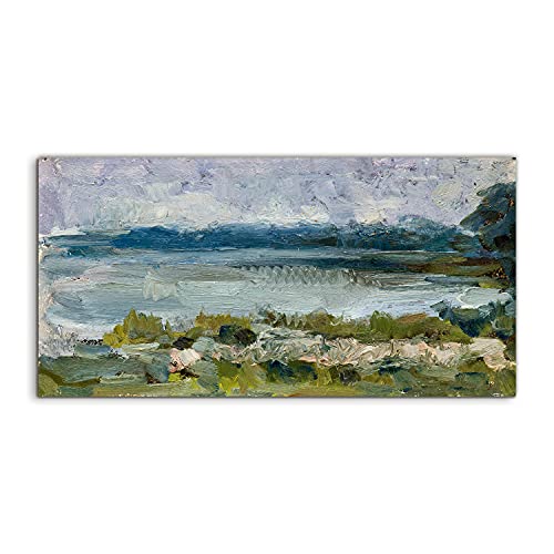 Image sur verre 140x70cm tableau paysage montagne decoration murale salon