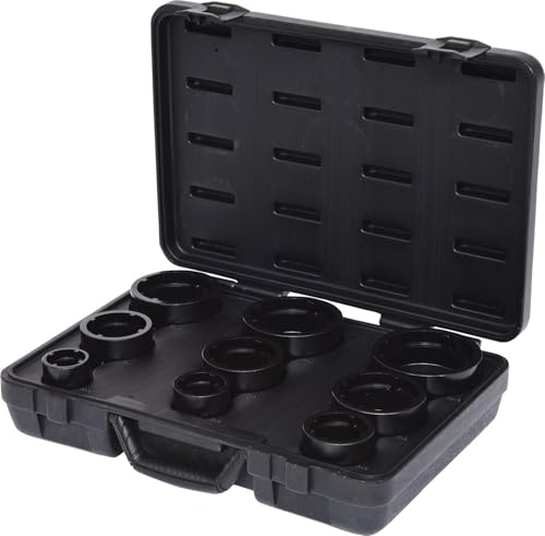 KS TOOLS Jeu de douilles à ergots pour écrous de moyeux, 9pcs 450.5020