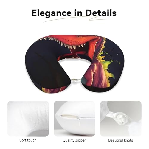 Almohada de Memoria para Cuello Dinosaurio U-Shape miniatura 3