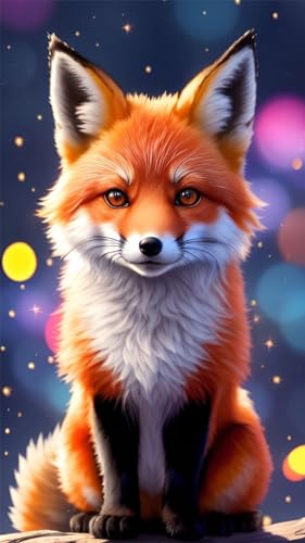 ZHUMUTO Large Diamond Painting Kits for Adults Cute Fox