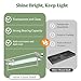 Alise Bathroom Shelf with Towel Bar,Bathroom Shelves Wall Mounted 20 Inch Floating Glass Shelf for Bathroom Shower Wall,SUS304 Stainless Steel Modern Floating Glass Shelves,Brushed Nickel