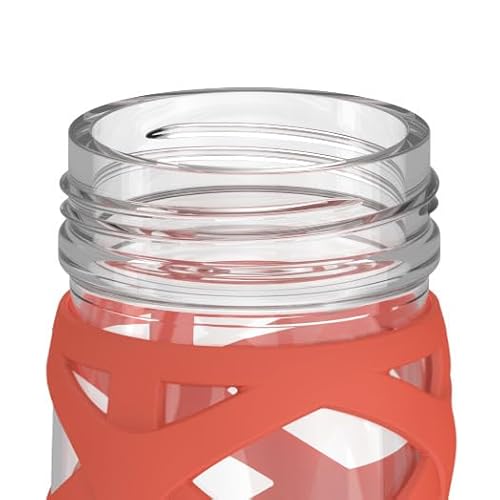 LIFEFACTORY 16oz Bottle Classic Cap Helix Golden Gate Orange