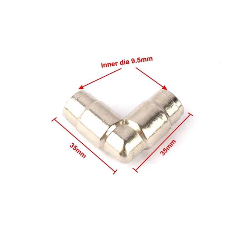 10 Uds ID 9,5mm boquilla de nebulización de alta presión conectores de manguera conectores de codo de latón conectores rápidos de riego de jardín