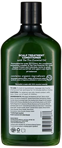 Avalon Organics Scalp Treatment Tea Tree Conditioner, 11 Oz #TOP2