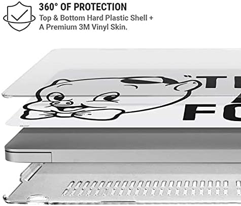 Skinit Case + Skin Compatible with MacBook Air 13in (2020) - Officially Licensed Warner Bros Porky Thats All Folks Grid Design