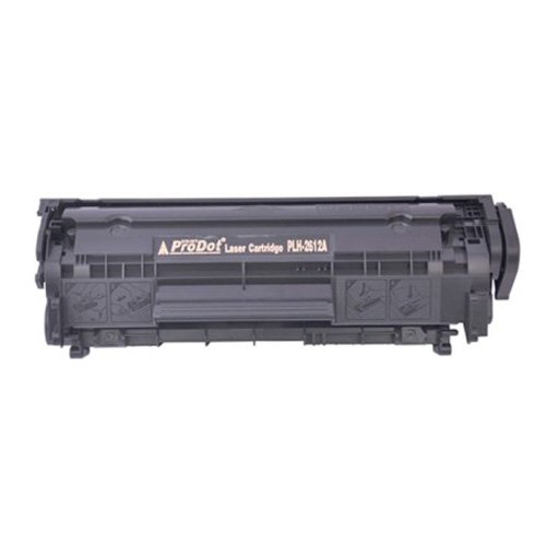 ProDot PLH-2612A Toner Cartridge for HP and Canon Laserjet Printers (Black, Pack of 1)