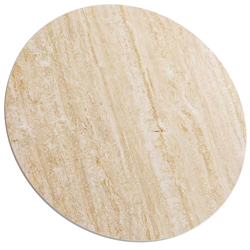 ZL ZELing Round Sintered Stone Table Top 23.6",Replacement Table Top for...