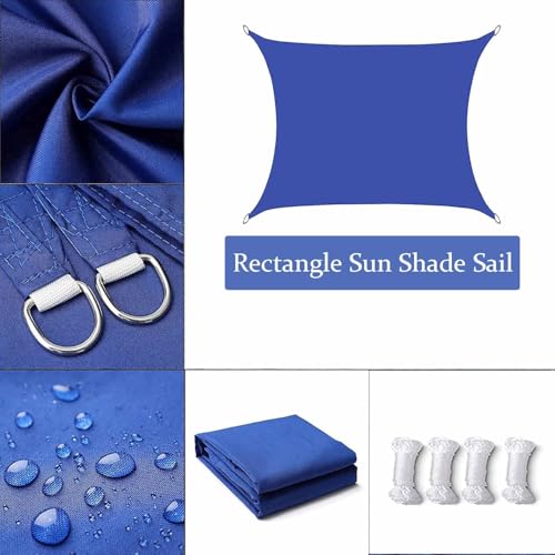 Toile ombrage extérieure imperméable rectangulaire 2x3.1m protection UV - 4