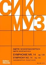 Dmitri Shostakovich: Symphony No.14 Op.135 (Study Score). Partitions pour Partitions, Orchestre
