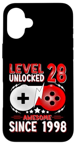 Level 28 Unlocked Birthday 28 Years Old Gifts 28th Birthday �X�}�z�P�[�X iPhone 16 Plus �p