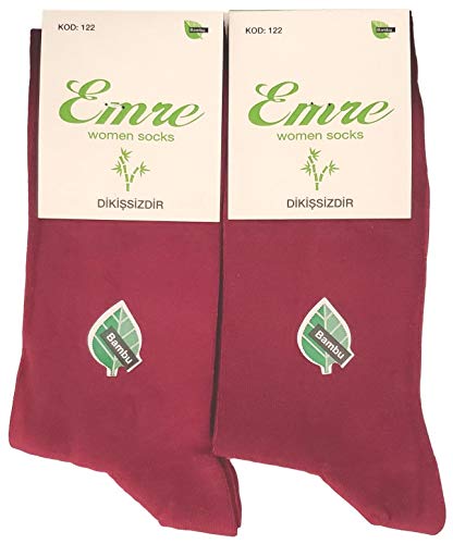 Emre Luxury Bamboo Socks Seamless Womens Natural Dress Socks Luxurious Turkish