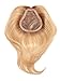 easiHair Part HD XL 12 inch Length Topper Color FS17/101S18 Palm Springs Blonde- Hairpieces Heat Friendly Synthetic 1 Piece Monofilament 3 x 5.75 Base Cover Thinning Bundle MaxWigs Hairloss Booklet