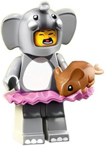 LEGO Series 18 Collectible Party Minifigure - Elephant Costume Girl (71021) - Image 4