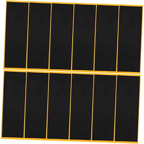 BRIGHTFUFU 12Pcs Grip Tape Skid Foam for Finger Skateboards Easy to Apply for Enhanced Grip and Flexibility Tricks