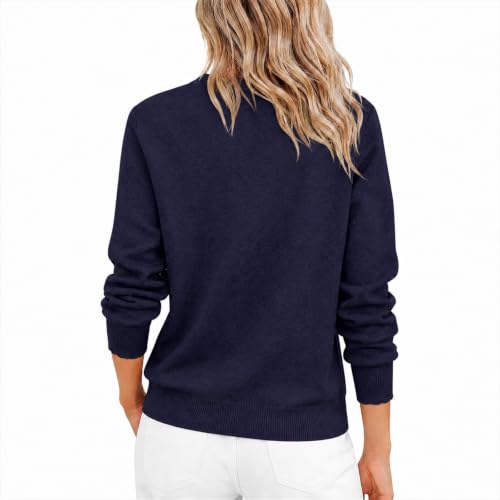 moolBeko Womens Sweaters Dressy Casual Long Sleeve Pullover Scallop Sweater — view 6