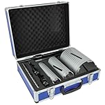 Mexco DCX90 Slotted Dry Core Drill, High-Performance Diamond Core for Drilling Masonry Materials – 38mm-117mm, 9 Piece Kit with Storage Case