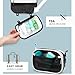 Toiletry Bag Kit Set: Hanging Travel Toiletry Bag + 311 TSA Cosmetic Liquid Bag + Ultralight Accessory Organizer Pouch (White Ripstop)