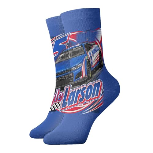 Kyle Larson 5 Running Socks Athletic Ventilating Comfort Fit Performance Cool Wicking Crew Socks for Unisex - Main Image