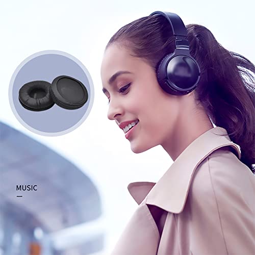 Aiivioll Replaceable Foam Headphone Cover Compatible With Tune 500(T500Bt), Tune 450(T450), Tune600Btnc, Tune510 (T510Bt) Wireless Headphone (Wrinkled Leather Print, Black) #TOP6
