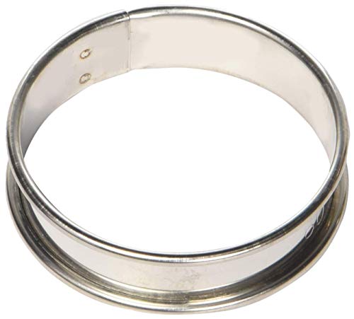 Matfer Bourgeat 371701 Small Flan Ring, Silver #TOP24