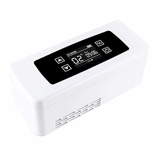 XXGI Medizin-Kühlschrank Und Insulin-Kühler Für Auto-Insulin-Box Und Mini-Kühlschrank Und Tragbare Auto-Kühlkoffer/Kleine Reise-Box Für Medikamente