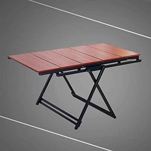 DUANHOZ Mesa de Comedor Plegable Que Ahorra Espacio con Estante Extensible para cocinas pequeñas Diseño Compacto Fácil de Guardar Comer y Trabajar Muebles multifunc