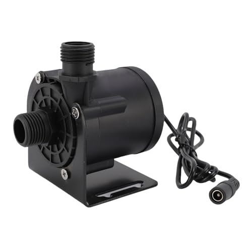 ASHATA Tauch Wasserpumpe Tauch Umwälzpumpe Wasser Tauch Pumpe 24L / Min G1 / 2 Gewinde 48W mit 5,5x2,1mm Steck Verbinder für Wasser-Zisternen Wasser-Systeme