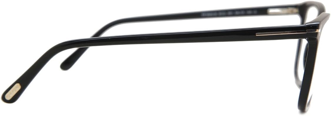 Eyeglasses Tom Ford FT 5842 -B 001 Shiny Black,"t" Logo/Blue Block Lenses