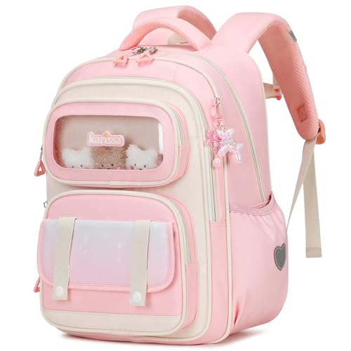 Tanou Schultasche Mädchen Rucksack Kinder Ergonomic Schulrucksack...