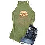 Summer Sunshine Tank for Women Funny Graphic Beach Tank Tops Workout Casual Sleeveless Tee Shirts