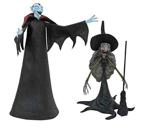 Diamond Select Toys The Nightmare Before Christmas: Small Vampire with Tall Witch Action Figure 2 Pack product thumbnail 2