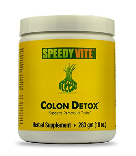 SpeedyVite® Colon Detox Organic Supports Natural Removal of Toxins* Charcoal Psyllium Flax Apple Fiber Slippery Elm Fennel 10oz All Natural Powder (1 x 10oz) SpeedyVite® Colon Detox Organic Supports Natural Removal of Toxins* Charcoal Psyllium Flax Apple Fiber Slippery Elm Fennel 10oz All Natural Powder (1 x 10oz)