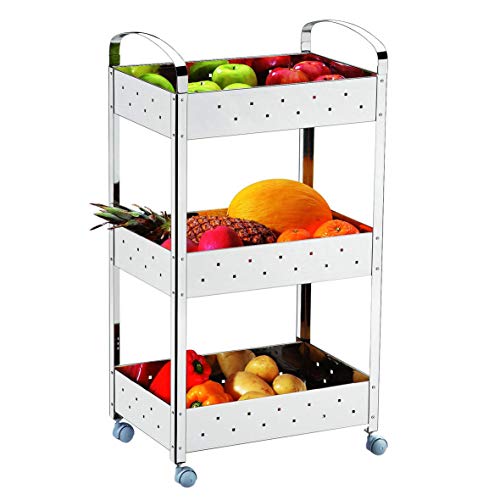 Organizador Suprema, 40 x 28 x 77 cm, Aço Inox, Brinox