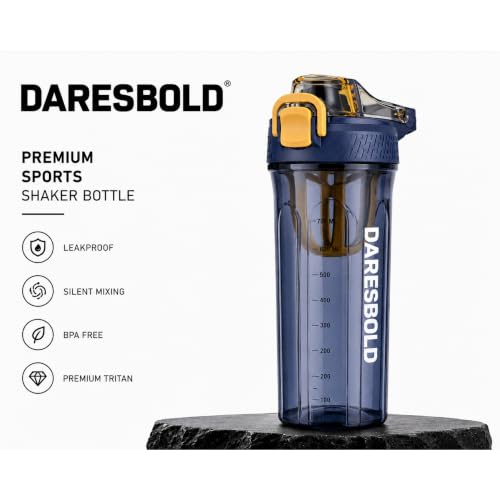 Image of Workout & Fitness Shaker Bottle (750ml) - Heavy-Duty Protein Shaker for Sports & Running. Leak-Proof, BPA-Free with Blender. Ideal for Gym, Pre-Workout, and Supplements.
