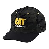 Caterpillar Men's Diesel Power Flat Bill Cap, Night camo, One