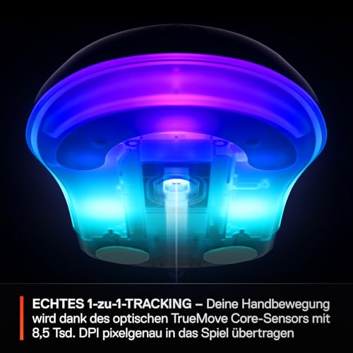 SteelSeries Rival 3 Gen 2 Gaming-Maus – 8.500 DPI TrueMove Core-Optiksensor – 60 Millionen Klicks garantiert – Niedrige Latenz… – Ansicht 3
